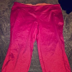 Pink old navy active capris size XXL